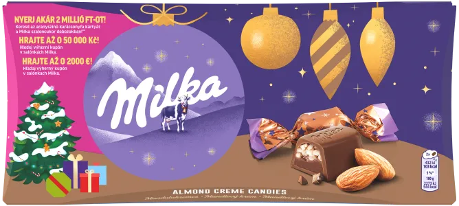 Milka Szaloncukor Mandulakrémes