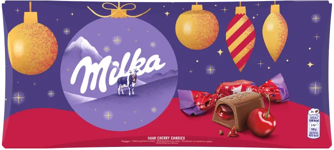 Milka Szaloncukor Meggyes